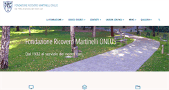 Desktop Screenshot of fondazionemartinelli.org